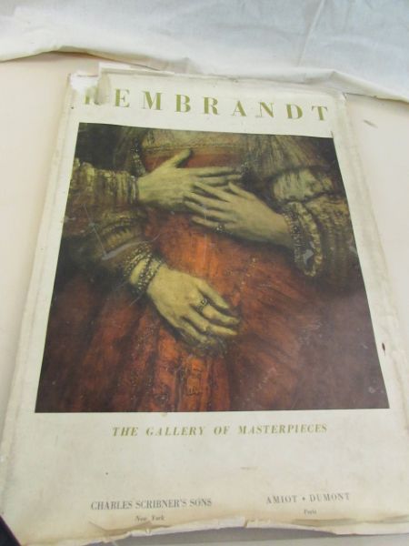 REMBRANDT BOOK OF BEAUTIFUL ART & HISTORY