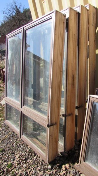 FOUR MORE DOUBLE PANE WOOD FRAMED WINDOWS