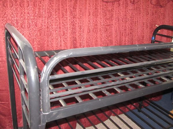 QUALITY DOUBLE/SINGLE METAL BUNKBEDS