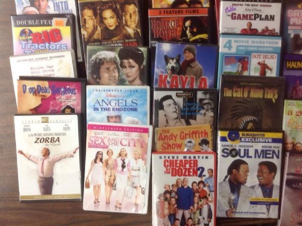 36 DVDS  MOVIE VARIETY