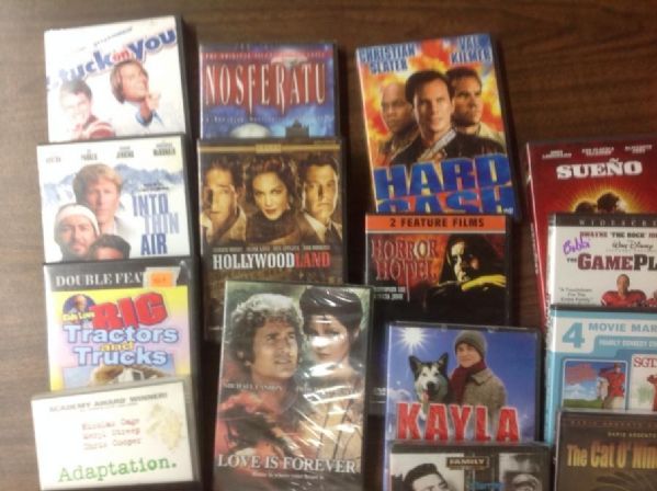 36 DVDS  MOVIE VARIETY