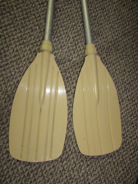 FOUR CANOE PADDLES