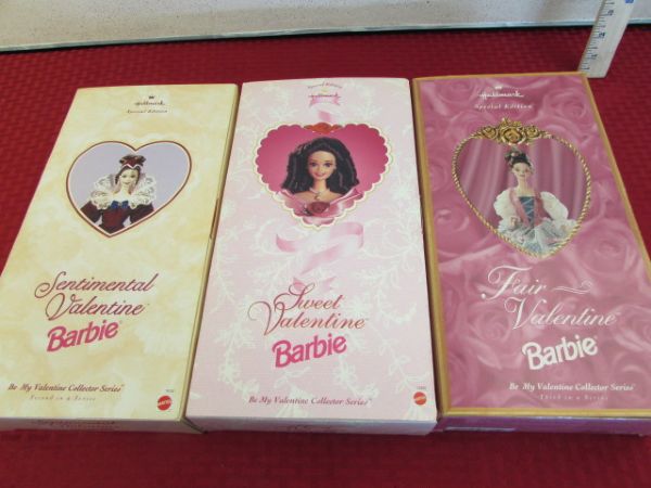 VINTAGE  SPECIAL EDITION VALENTINE BARBIES