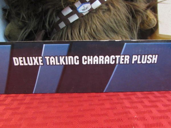 DELUXE TALKING CHEWBACCA PLUSH