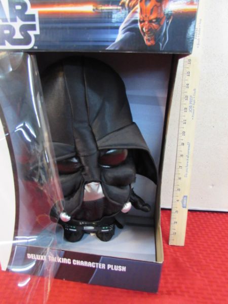 DELUXE TALKING DARTH VADER PLUSH