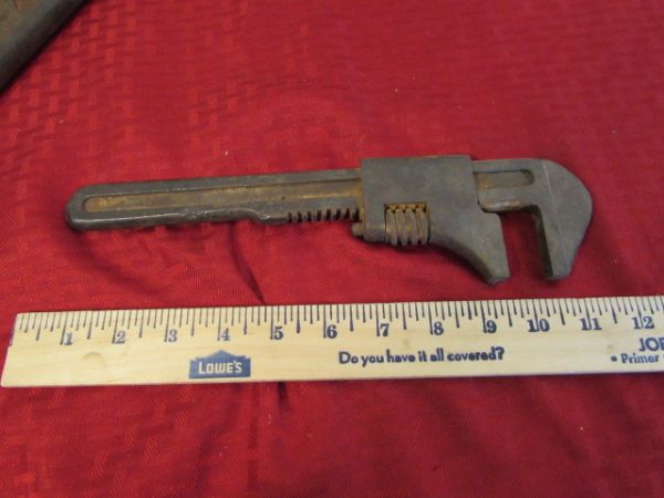 LARGE VINTAGE WRENCHES