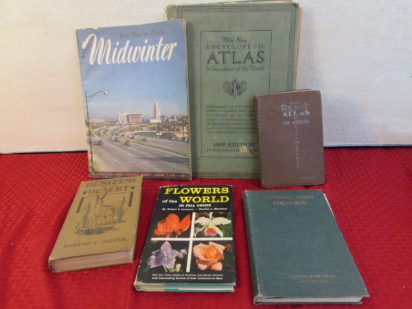 ANTIQUE ATLAS, 1942 L.A. ATLAS, NATIONAL PARKS & MORE