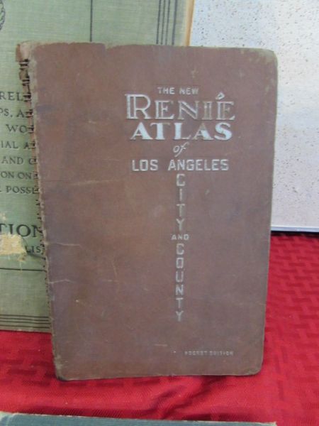 ANTIQUE ATLAS, 1942 L.A. ATLAS, NATIONAL PARKS & MORE
