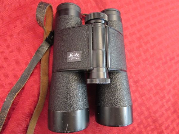 HIGH QUALITY LEITZ TRINOVID BINOCULARS - 10 X 40 POWER!  THERE IS A RESERVE ON THIS LOT