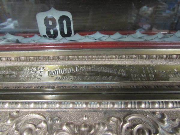 ANTIQUE BRONZE CASH REGISTER  