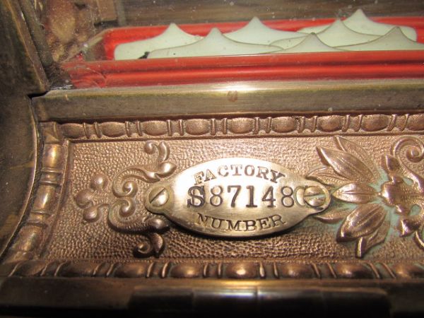 ANTIQUE BRONZE CASH REGISTER  