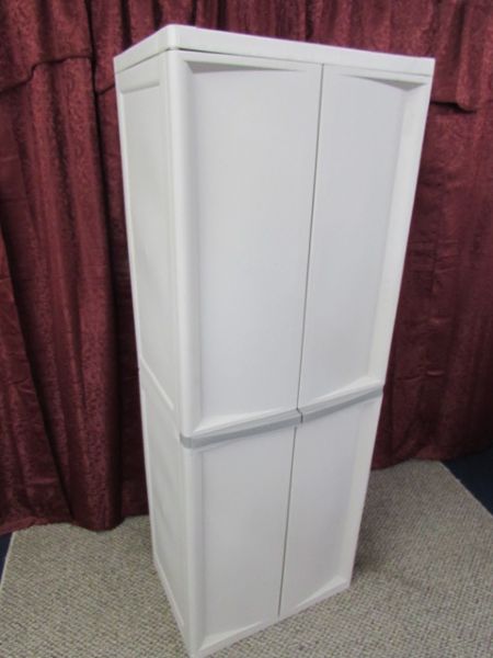 PLASTIC STORAGE CABINET