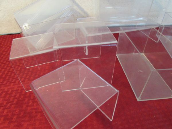 ACRYLIC DISPLAY BOXES & MORE