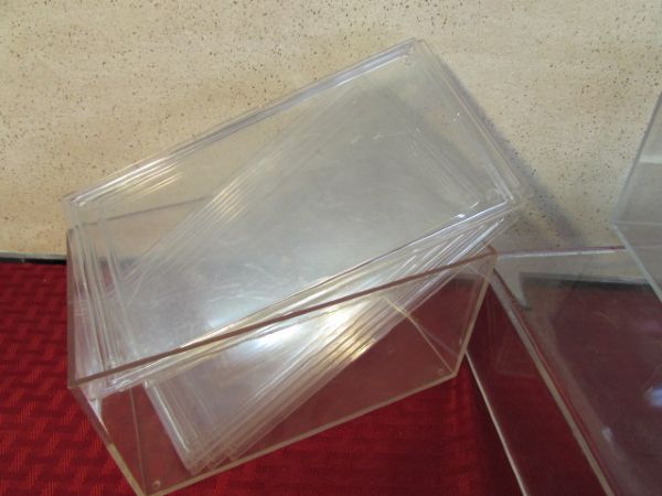 ACRYLIC DISPLAY BOXES & MORE