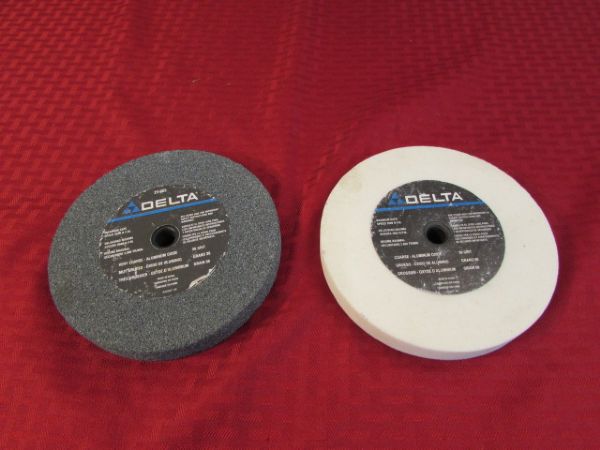 TWO GRINDING WHEELS