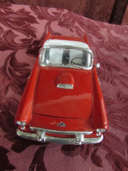 DIE CAST CARS - SNAP-ON ROADSTER & A T-BIRD