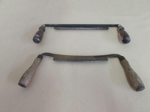 TWO SHARP VINTAGE DRAW KNIVES