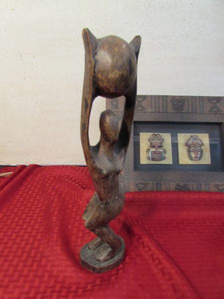 AFRICAN ART, FIGURINES & MASK