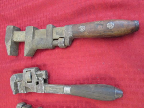 ANTIQUE WRENCHES,  WINCHESTER,  STRONGHOLD, WALWORTH  . . .  