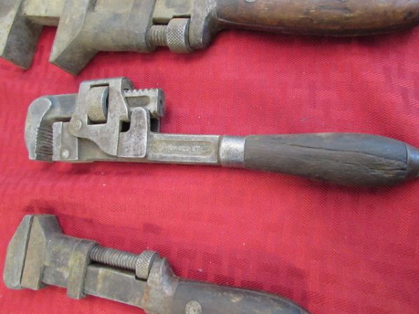 ANTIQUE WRENCHES,  WINCHESTER,  STRONGHOLD, WALWORTH  . . .  