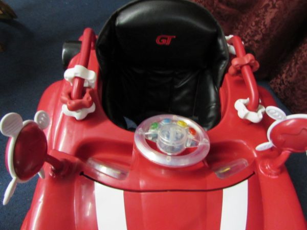 RACE CAR THEME BABY ALL-IN-ONE WALKER