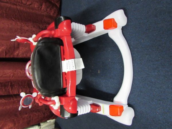 RACE CAR THEME BABY ALL-IN-ONE WALKER