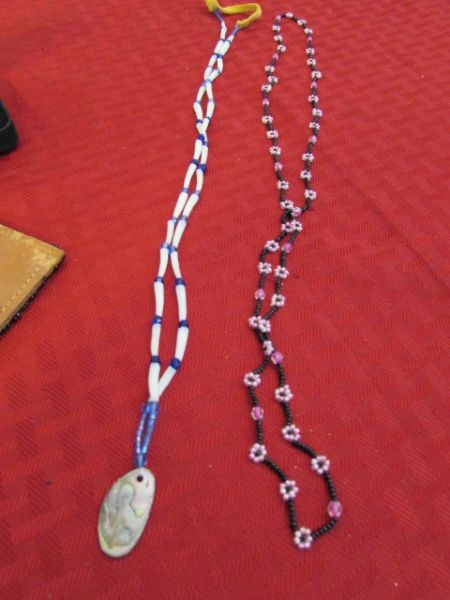 NATIVE AMERICAN - KARUK - BEADED JEWELRY