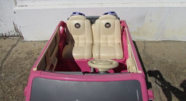 PINK BARBIE CADILLAC ESCALADE  SEATS UP TO 2 TOTS