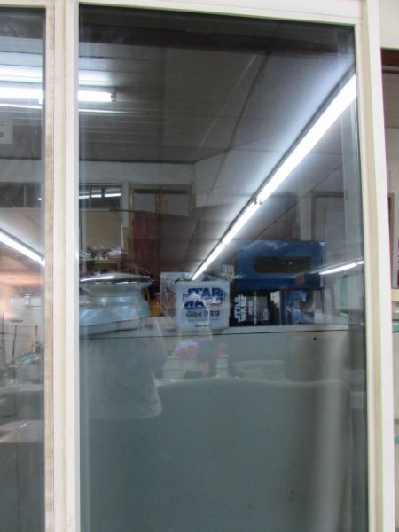 SLIDING GLASS DOOR WHITE VINYL FRAME DOUBLE PANE