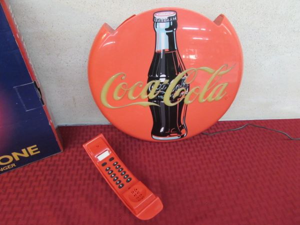 COCA-COLA BLINKING DISH PHONE