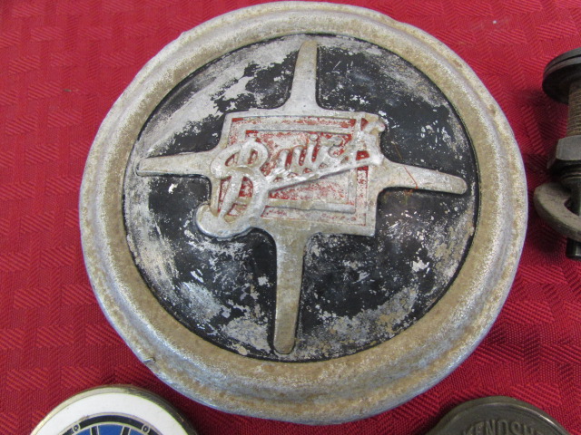 Lot Detail - ANTIQUE CAR EMBLEMS