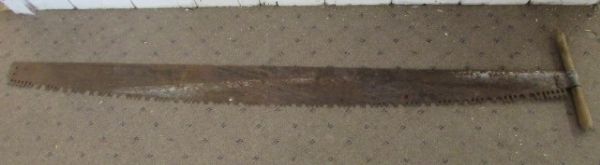 ANTIQUE TWO MAN CROSSCUT SAW