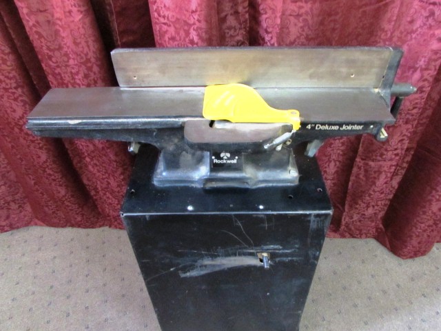 Lot Detail - ROCKWELL DELUXE JOINTER ON STAND