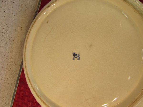 BLUE WILLOW DISHES MADE IN JAPAN