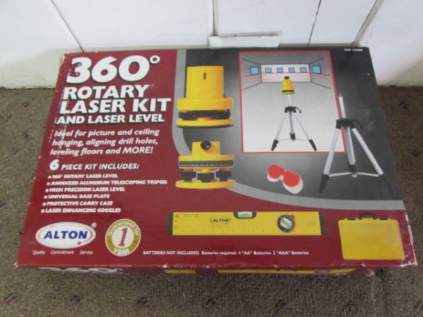 MULTI-BEAM ROTARY LASER LEVEL KIT BY ALTON