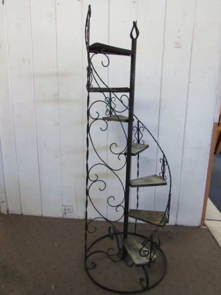 SPIRAL PLANT STAND
