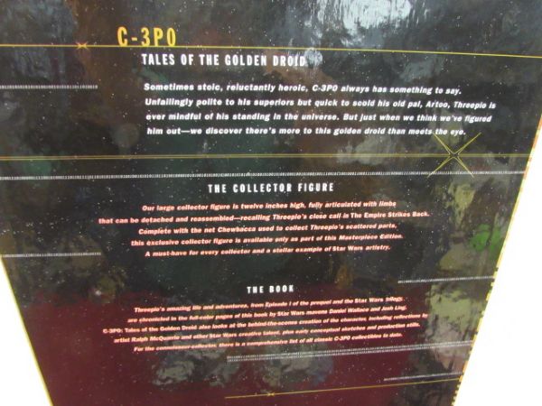 STAR WAR COLLECTIBLES, C-3PO MASTERPIECE EDITION, BLASTER & MORE