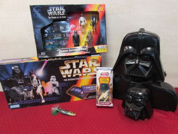 STAR WARS INTERACTIVE VIDEO BOARD GAME,  SPEED STAR, CLASSIC FIGURES & MORE