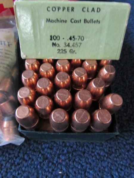 44-45 CAL BULLETS & CAPS FOR RELOADING