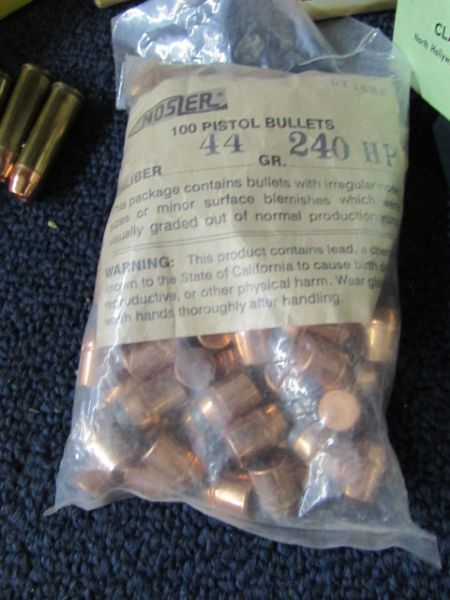 44-45 CAL BULLETS & CAPS FOR RELOADING