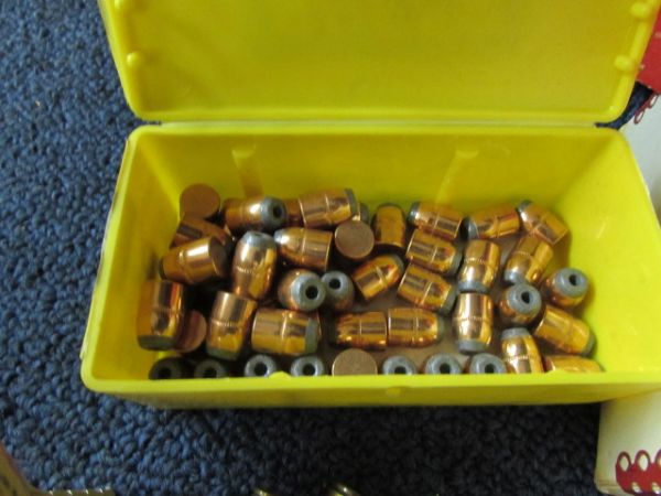 44-45 CAL BULLETS & CAPS FOR RELOADING