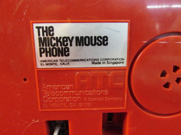 THIS IS A REAL MICKEY MOUSE PHONE!!
