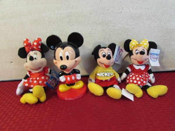 BOBBLE HEAD MICKEY MOUSE & PLUSHES