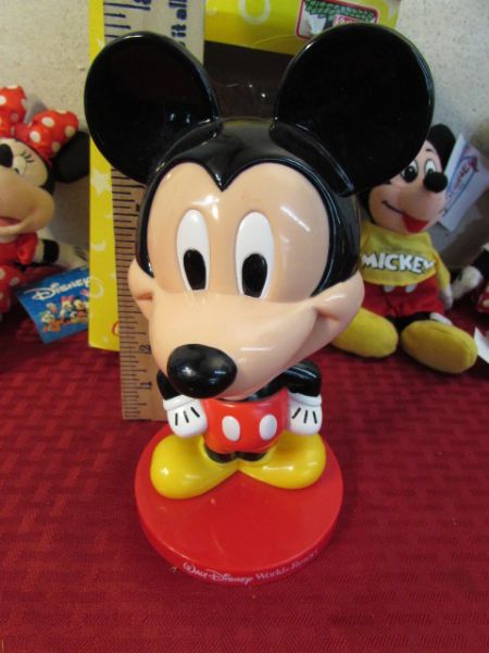 BOBBLE HEAD MICKEY MOUSE & PLUSHES