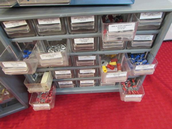 THREE SETS OF HARDWARE DRAWERS