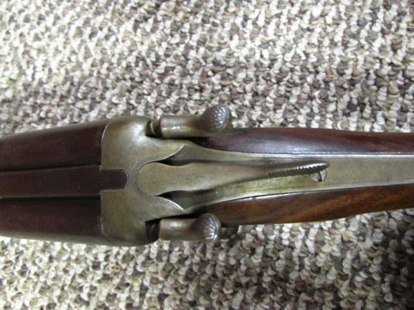 R.A. DAVIS 12 GAUGE DAMASCUS 1896 SHOTGUN  **THERE IS A RESERVE ON THIS ITEM**