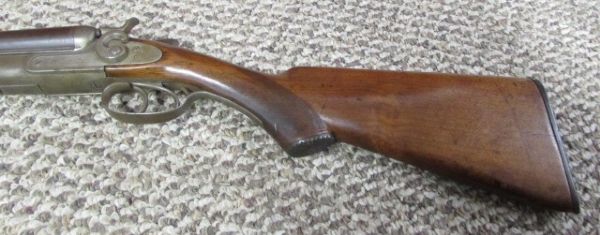 R.A. DAVIS 12 GAUGE DAMASCUS 1896 SHOTGUN  **THERE IS A RESERVE ON THIS ITEM**