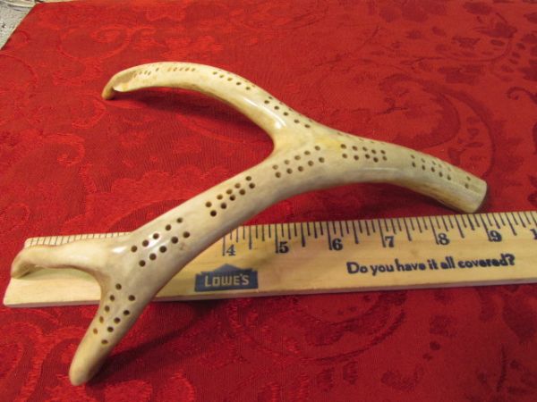 ANTLER CRIBBAGE BOARD