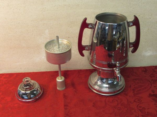 UNITED  ELECTRIC COFFEE POT, CREAMER & SUGAR SET WILL DEFINITELY MAKE YOU SAY WOW