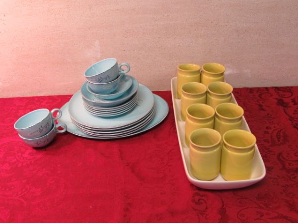 DISHWARE, MUGS & DIVIDED SERVING DISH